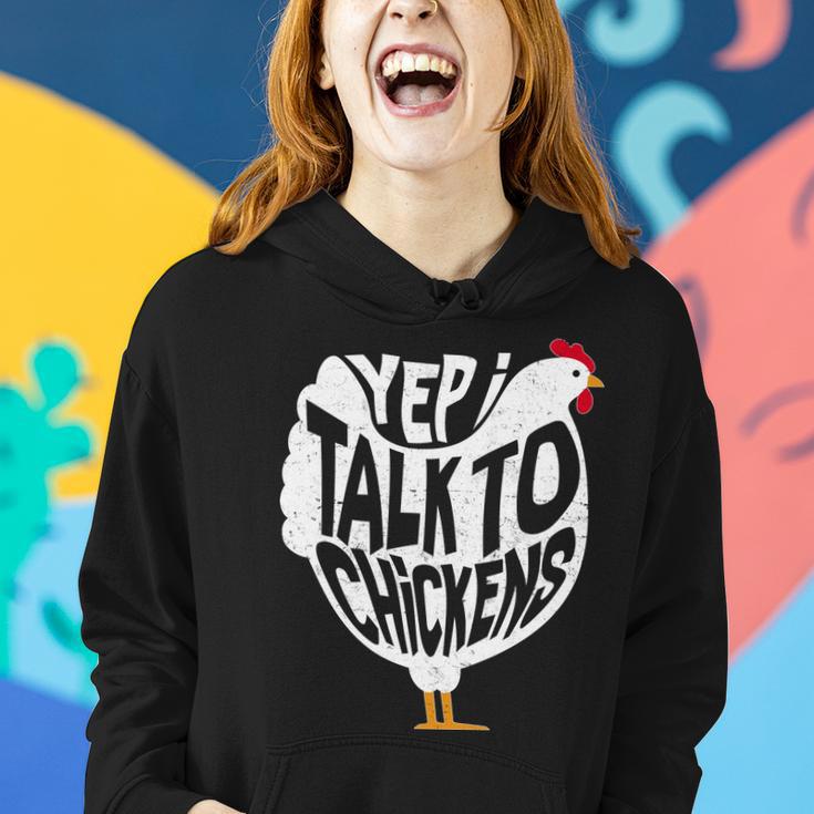 Yep I Talk To Chickens Tshirt Women Hoodie Gifts for Her