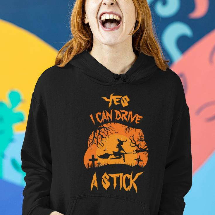 Yes I Can Drive A Stick Halloween Quote V3 Women Hoodie Gifts for Her