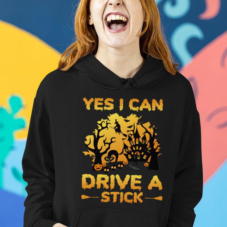 Yes I Can Drive A Stick Halloween Quote Women Hoodie Gifts for Her