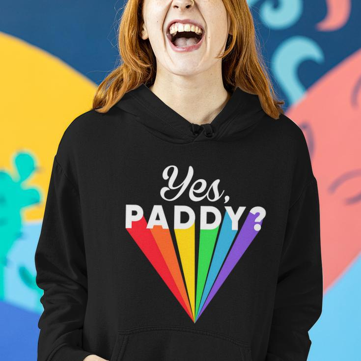 Yes Paddy Rainbow St Pattys Day Daddy Lgbt Gay Pride Month 2022 Graphic Design Printed Casual Daily Basic Women Hoodie Gifts for Her