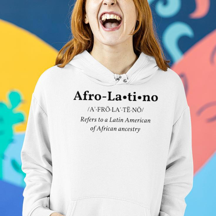 Afro Latino Dictionary Style Definition Tee Women Hoodie Gifts for Her