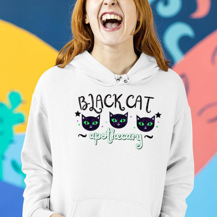 Black Cat Apothecary Halloween Gift Women Hoodie Gifts for Her