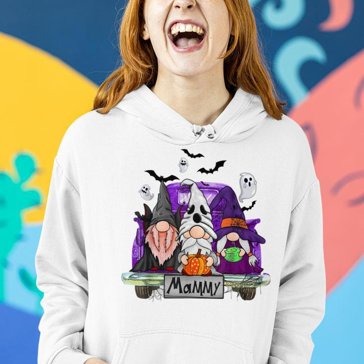 Gnomes Witch Truck Mammy Funny Halloween Costume Women Hoodie Gifts for Her