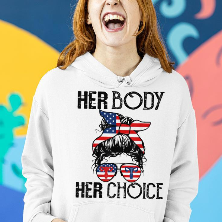 Her Body Her Choice Pro Choice Feminist V3 Women Hoodie Gifts for Her