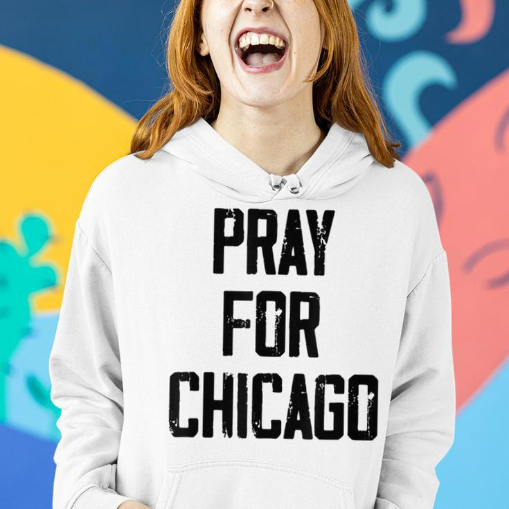 Pray For Chicago Chicago Shooting Support Chicago Women Hoodie Gifts for Her