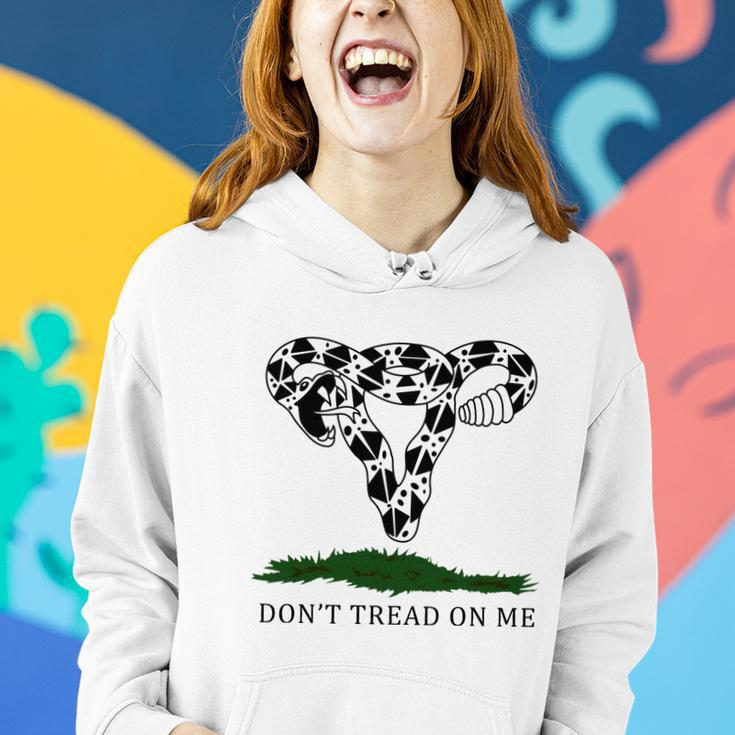Pro Choice Pro Abortion Don’T Tread On Me Uterus Reproductive Rights Women Hoodie Gifts for Her