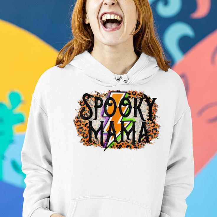 Spooky Mama Halloween Mama Mini Family Matching Costume Women Hoodie Gifts for Her