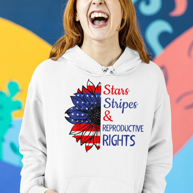 Stars Stripes Reproductive Rights American Flag 4Th Of July V7 Women Hoodie Gifts for Her