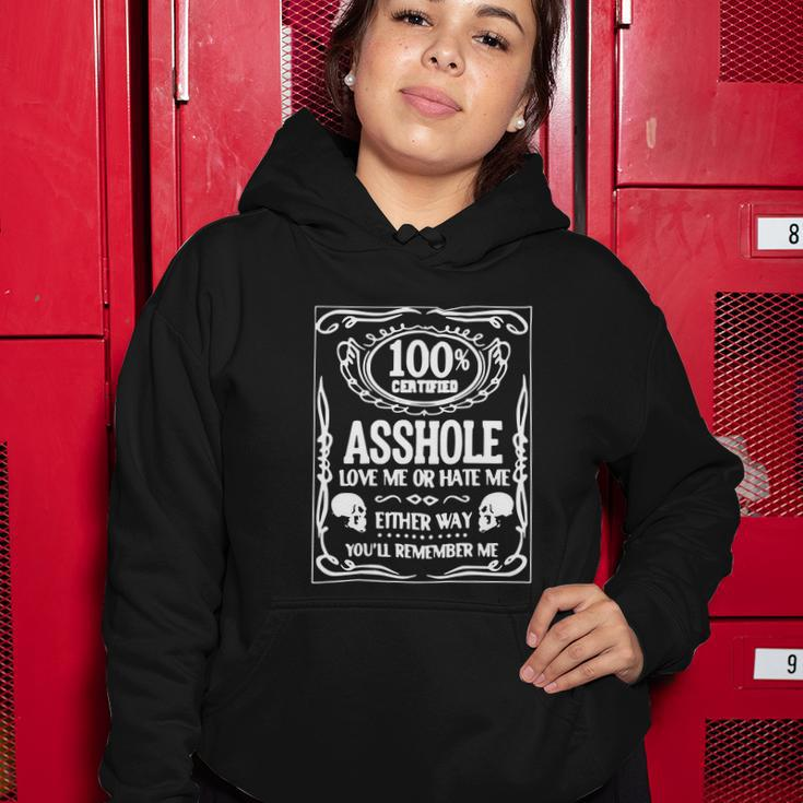 100 Certified Ahole Funny Adult Tshirt Women Hoodie Unique Gifts