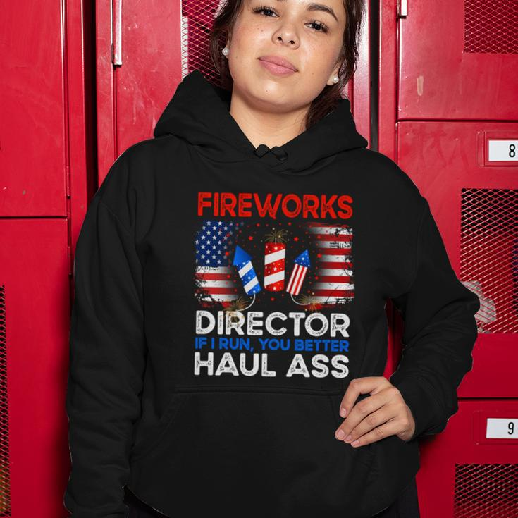 4Th Of July Men Fireworks Director If I Run You Run Funny Women Hoodie Unique Gifts