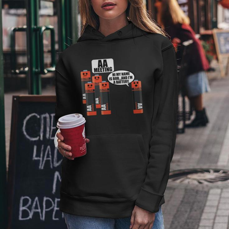 Aa Meeting Graphic Design Printed Casual Daily Basic Women Hoodie Personalized Gifts