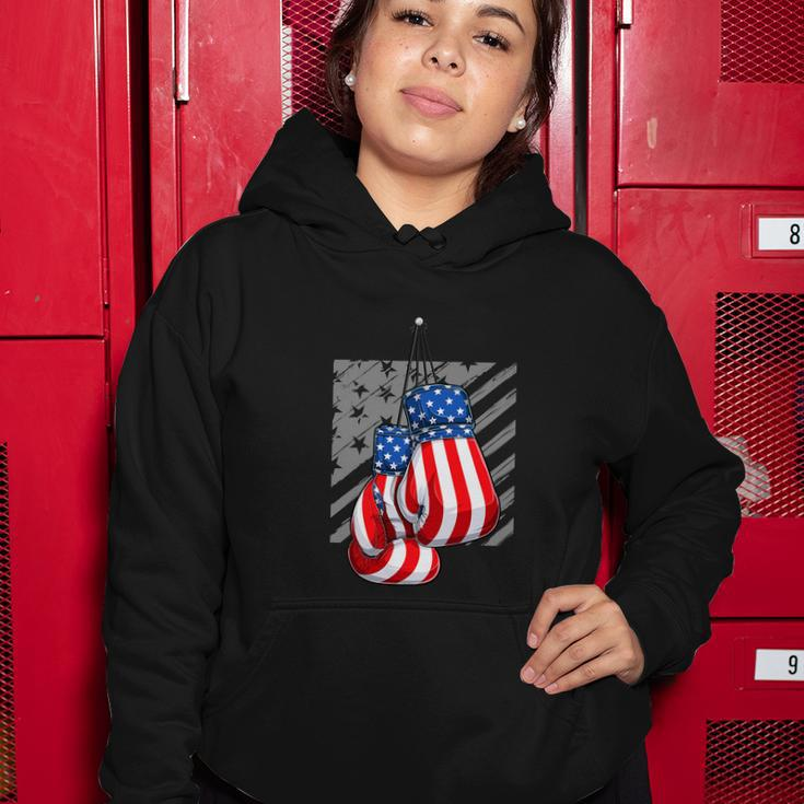 American Boxer Funny 4Th Of July Women Hoodie Unique Gifts