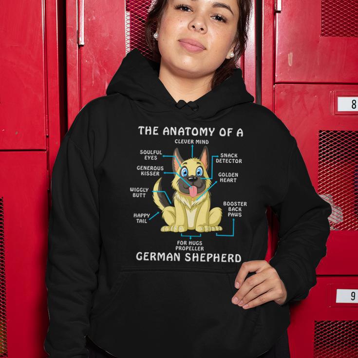 Anatomy Of German Shepherd Women Hoodie Unique Gifts