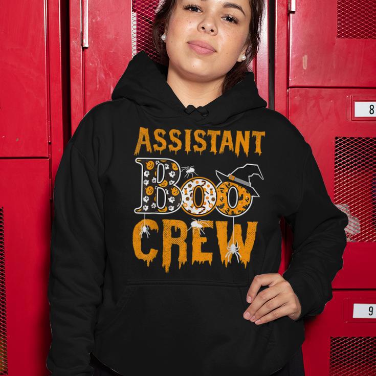 Assistant Teacher Boo Crew Halloween Assistant Teacher Women Hoodie Funny Gifts