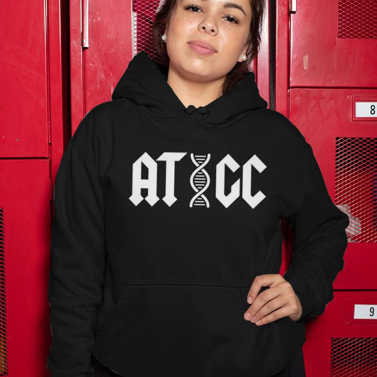 Atgc Funny Science Biology Dna Women Hoodie Unique Gifts