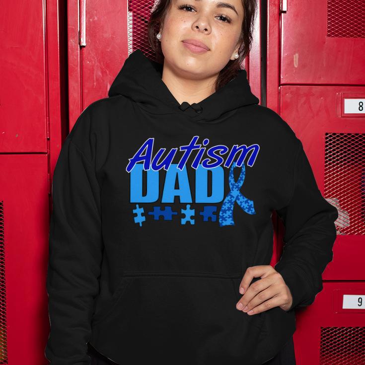 Autism Dad Awareness Ribbon Tshirt Women Hoodie Unique Gifts