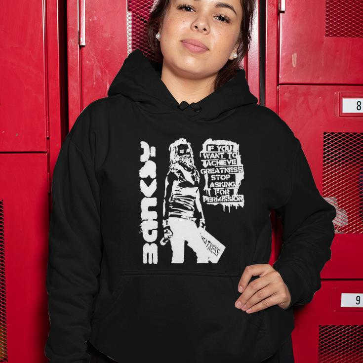 Banksy Achieve Greatness Women Hoodie Unique Gifts