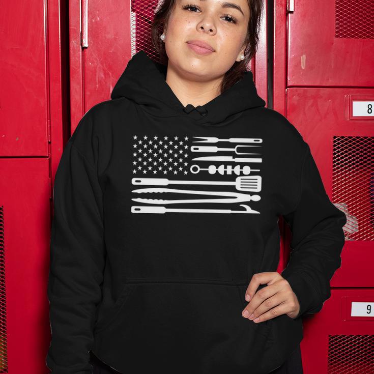 Bbq Tools American Flag Women Hoodie Unique Gifts