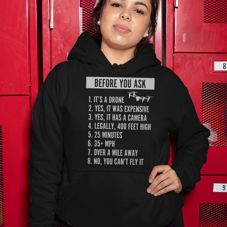 Before You Ask Drone Funny Drone Tshirt Women Hoodie Unique Gifts