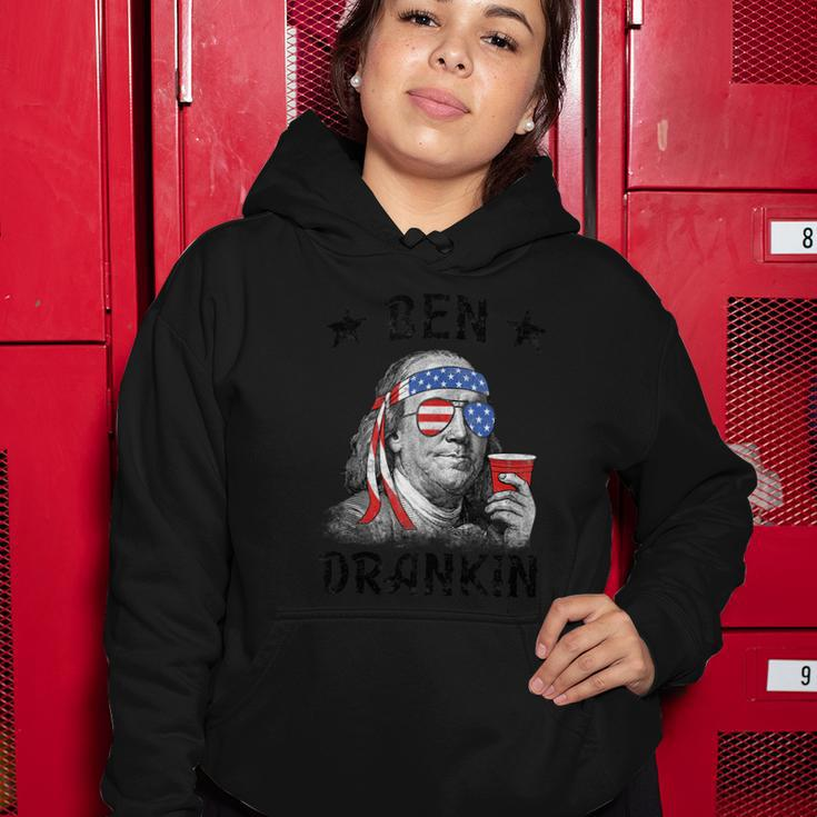 Ben Drankin Funny 4Th Of July Women Hoodie Unique Gifts