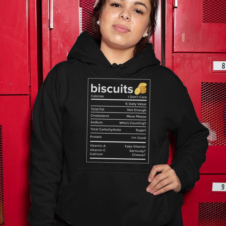 Biscuits Nutrition Facts Funny Thanksgiving Christmas Women Hoodie Unique Gifts