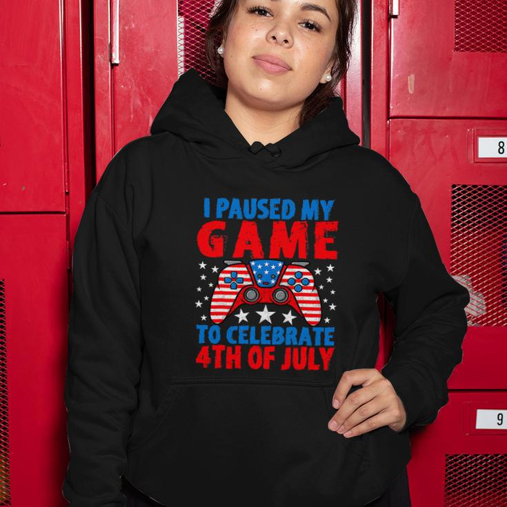 Celebrate 4Th Of July Gamer Funny Fourth Women Hoodie Unique Gifts