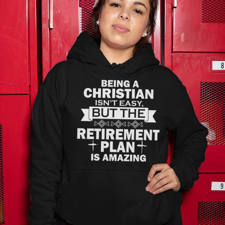 Christian Retirement Plan Tshirt Women Hoodie Unique Gifts