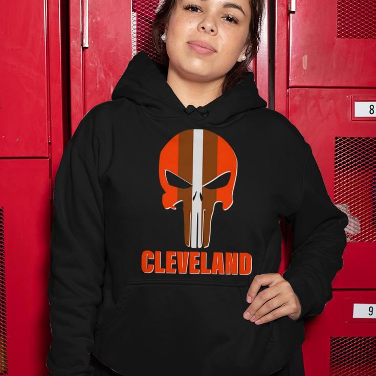 Cleveland Skull Football Tshirt Women Hoodie Unique Gifts