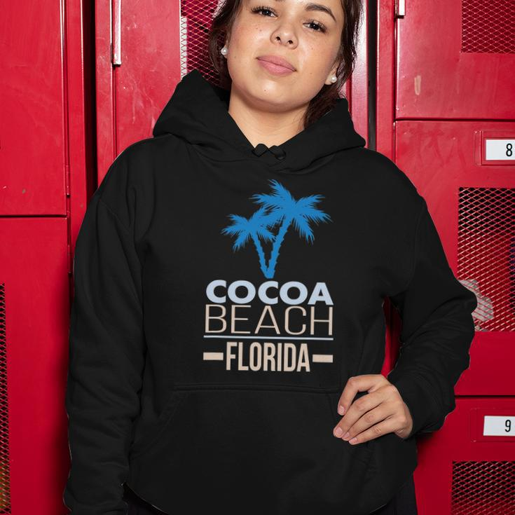 Cocoa Beach Florida Palm Tree Women Hoodie Unique Gifts