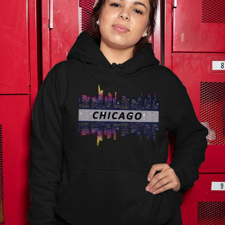 Cool Chicago Skyline Women Hoodie Unique Gifts