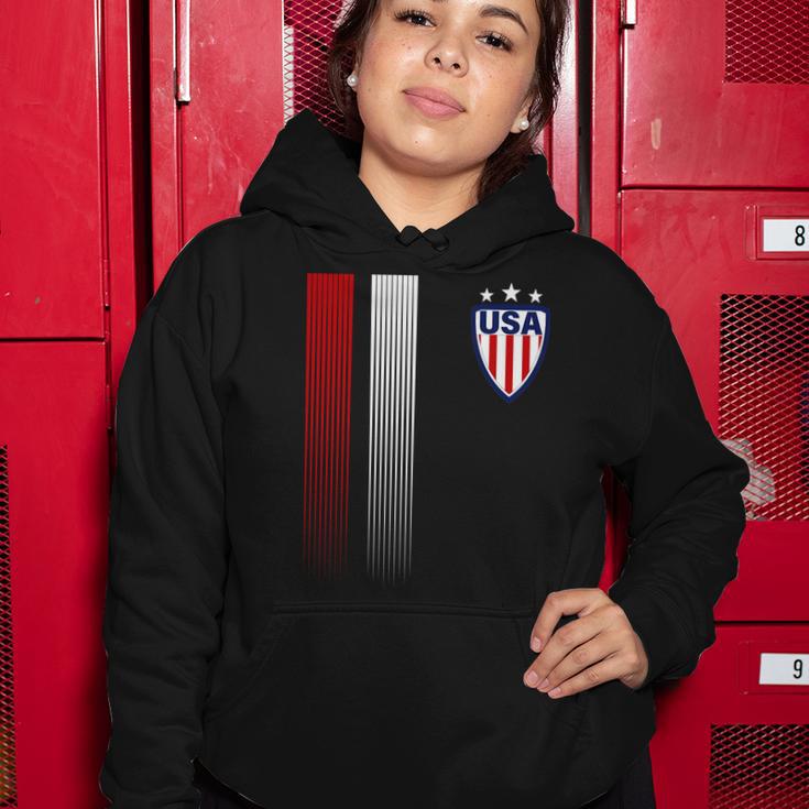 Cool Usa Soccer Jersey Stripes Tshirt Women Hoodie Unique Gifts