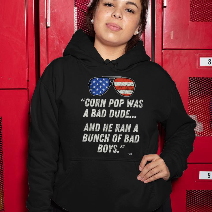 Corn Pop Was A Bad Dude Funny Joe Biden Parody Tshirt Women Hoodie Unique Gifts