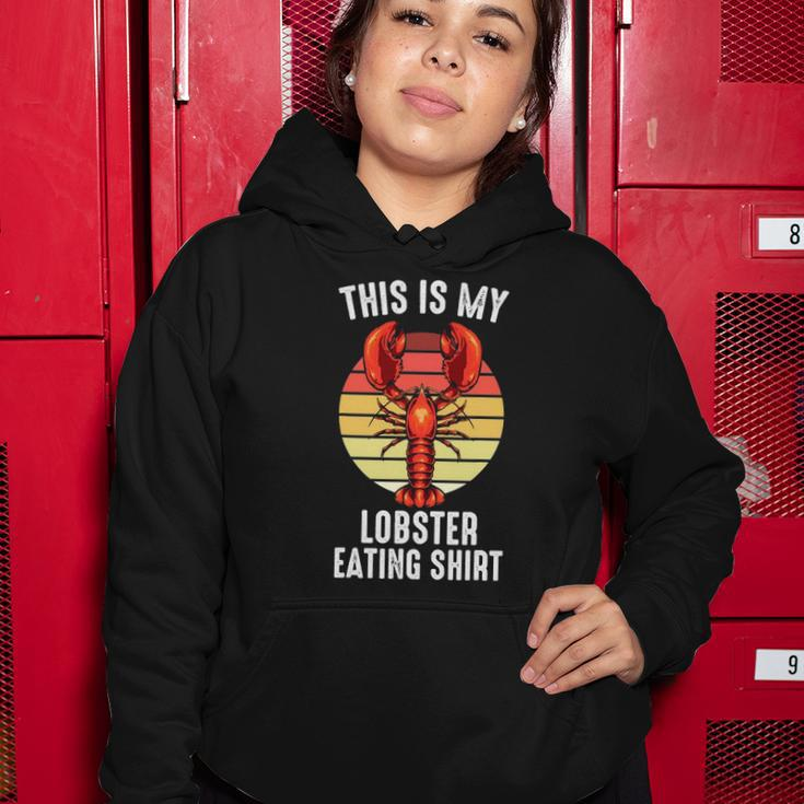 Crab &8211 This Is My Lobster Eating &8211 Shellfish &8211 Chef Women Hoodie Unique Gifts