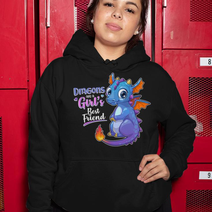 Cute Dragons Are A Girls Best Friend Women Hoodie Unique Gifts