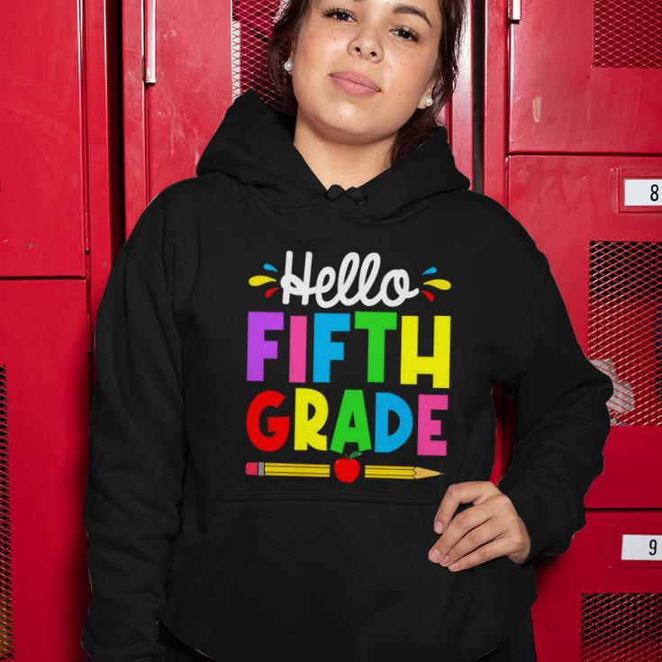 Cute Hello Fifth Grade Outfit Happy Last Day Of School Gift Women Hoodie Unique Gifts
