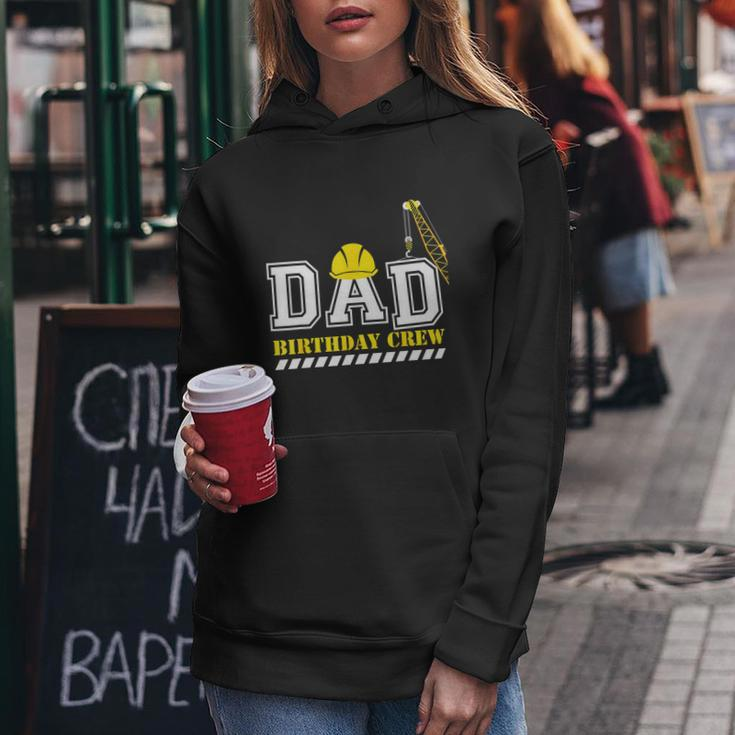 Dad Birthday Crew Construction Birthday Party Graphic Design Printed Casual Daily Basic Women Hoodie Personalized Gifts