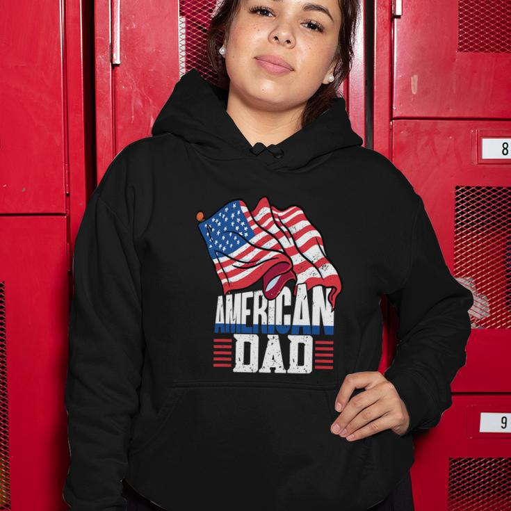 Dad Patriotic American Flag 4Th Of July Women Hoodie Unique Gifts