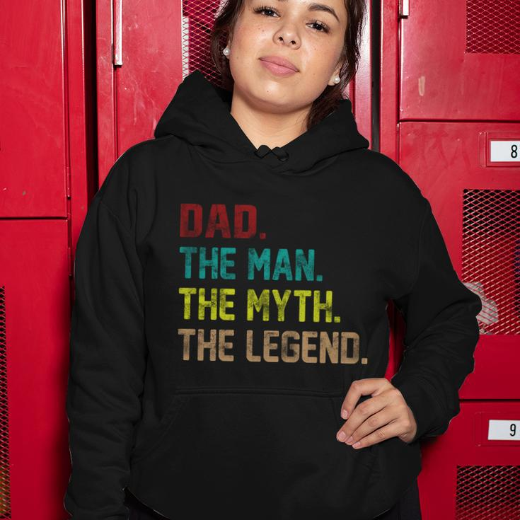 Dad The Man The Myth The Legend Women Hoodie Unique Gifts