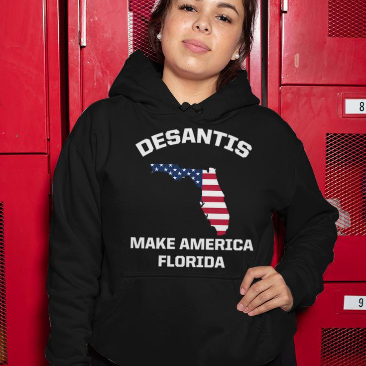 Desantis Make America Florida Usa Women Hoodie Unique Gifts