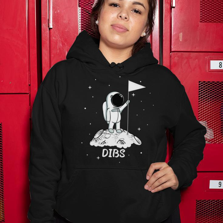 Dibs Flag On Moon Astronaut Tshirt Women Hoodie Unique Gifts