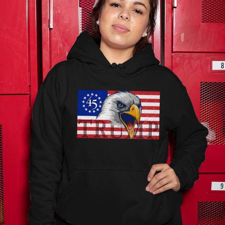 Donald Trump Eagle Betsy Ross Flag Tshirt Women Hoodie Unique Gifts