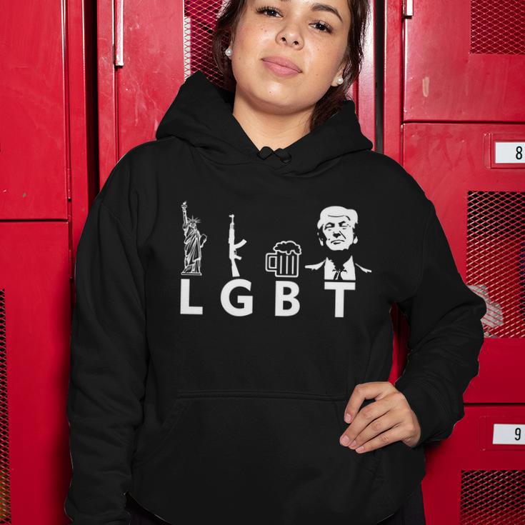 Donald Trump Lgbt Liberty Guns Beer Trump Tshirt Women Hoodie Unique Gifts