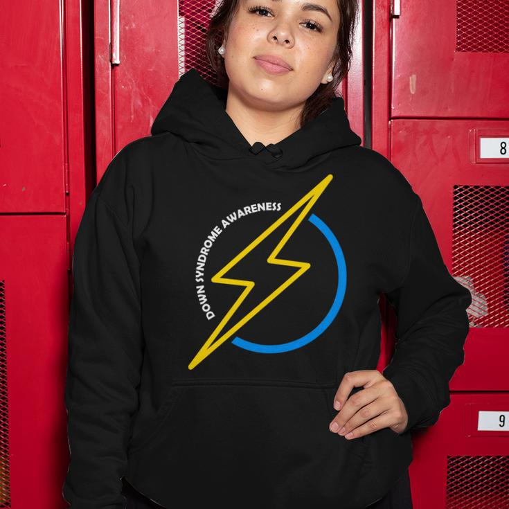 Down Syndrome Awareness Lightning Bolt Women Hoodie Personalized Gifts