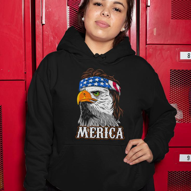 Eagle Mullet 4Th Of July Cool Gift Usa American Flag Merica Gift Women Hoodie Unique Gifts