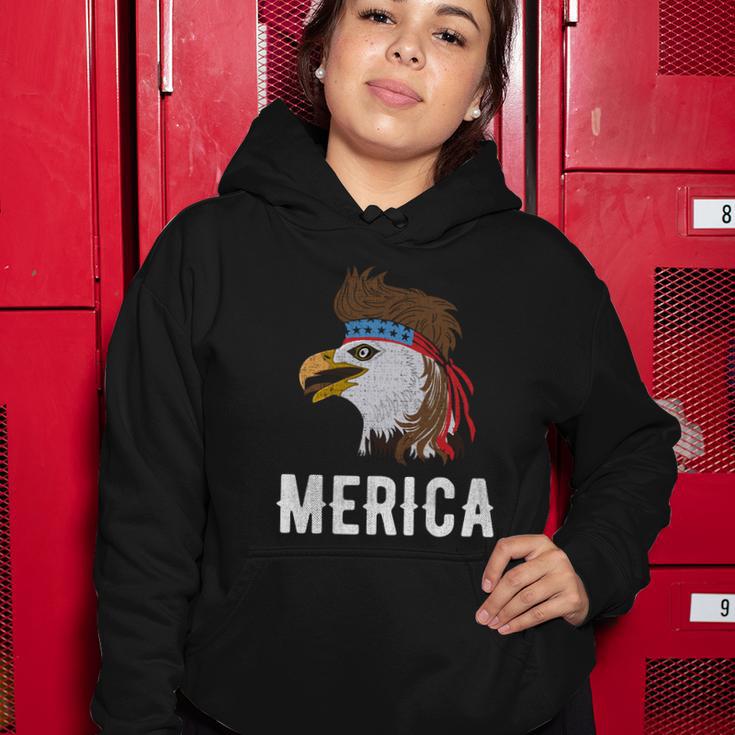 Eagle Mullet 4Th Of July Usa Patriot Merica Cool Gift Women Hoodie Unique Gifts