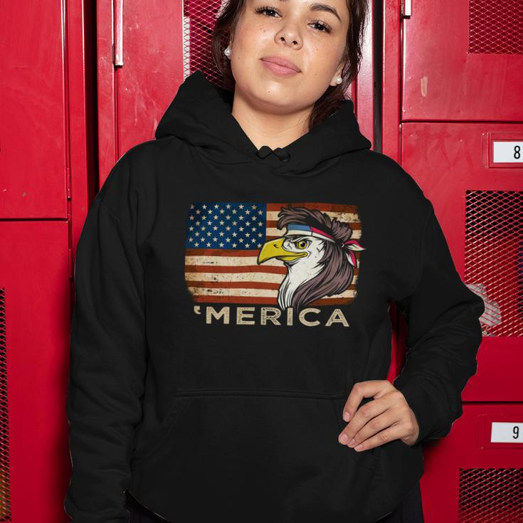 Eagle Mullet Usa American Flag Merica 4Th Of July Gift Women Hoodie Unique Gifts