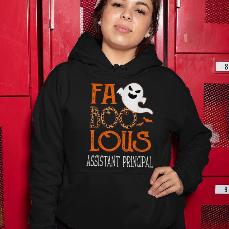 Faboolous Assistant Principal On Halloween Party Funny Ghost Women Hoodie Unique Gifts