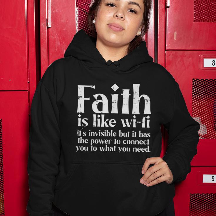 Faith Is Like Wifi God Jesus Religious Christian Men Women Women Hoodie Unique Gifts