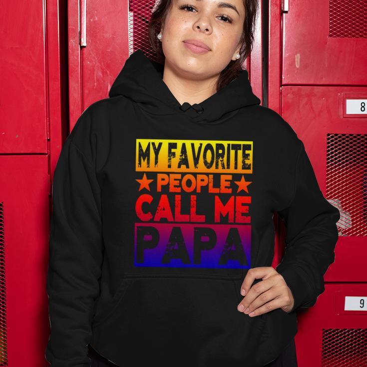 Family 365 My Favorite People Call Me Papa Grandpa Gift V2 Women Hoodie Unique Gifts