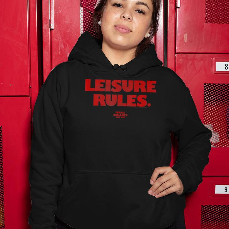 Ferris Bueller&8217S Day Off Leisure Rules Women Hoodie Unique Gifts